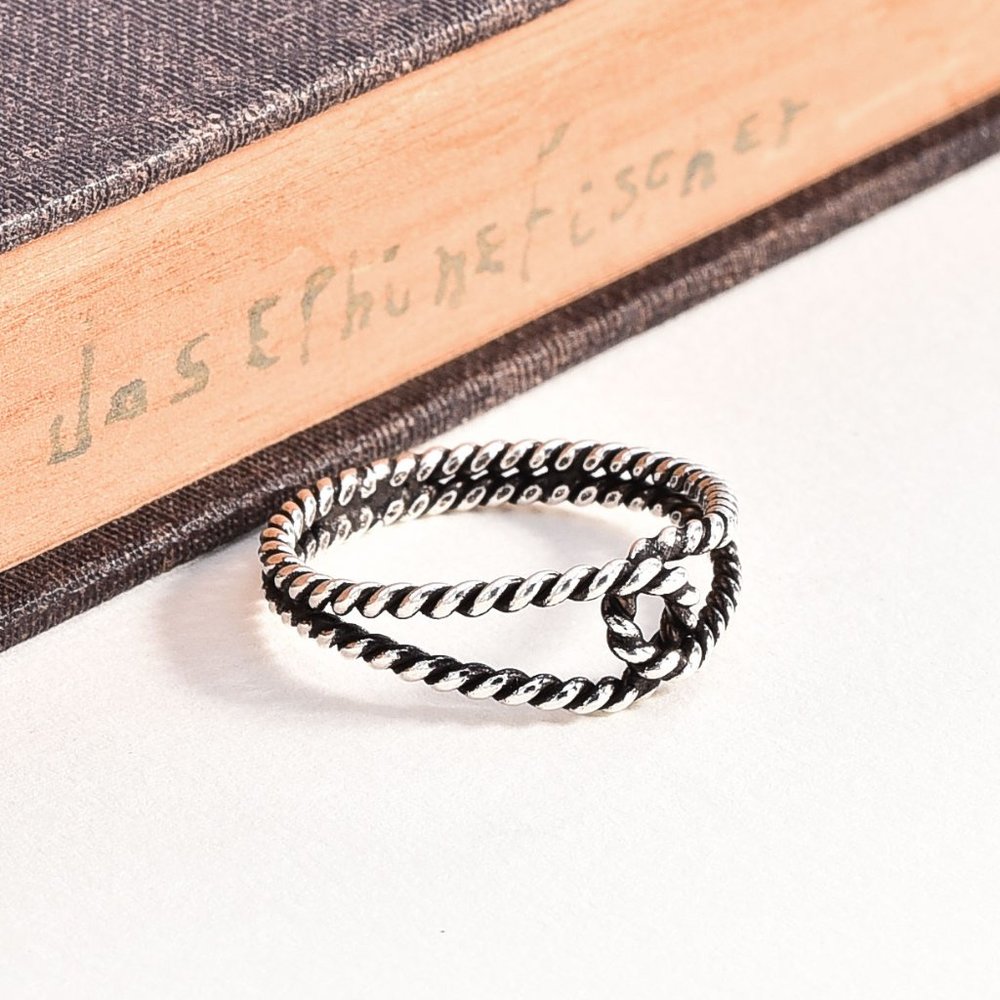 Sterling 925 Interwoven Ring